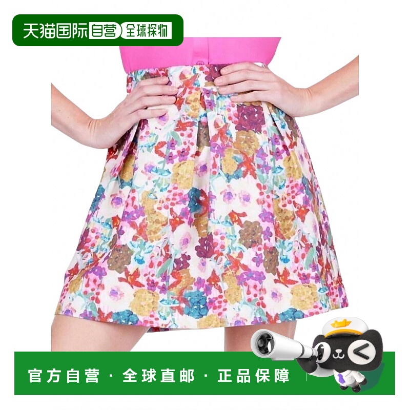 自营jadePleated Skirt In Painted Flora - painted flora 美国