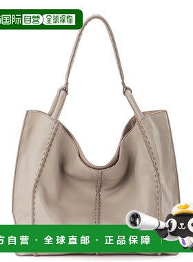 自营 the sakLos Feliz 大号手提包 - 皮革 - 沙色 美国奥莱直发