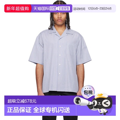 1h可退 香港直邮潮奢 Fumito Ganryu 男士 蓝色 Side Vents Op Co