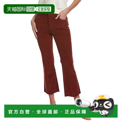 自营 DL1961 Bridget Paprika 灯芯绒短款靴型牛仔裤 - 红色 美国