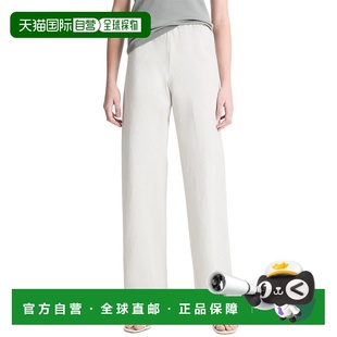 High Waist white Linen 美 Pant Blend Bias 自营Vince Cotton