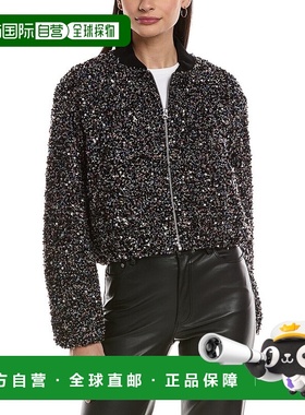 自营rag & bone Samira Bomber Jacket - black 美国奥莱直发