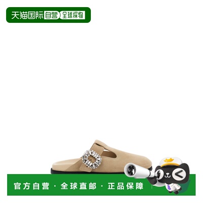自营roger vivierPointed Toe Slip-On Sandals - neutrals 美国