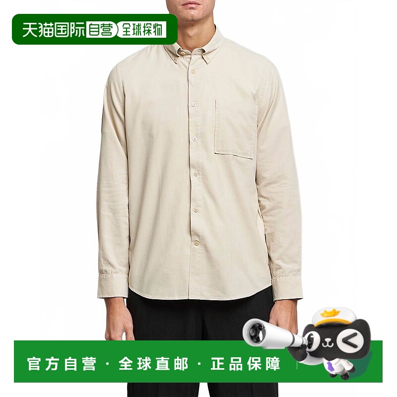 自营nn07Arne Cotton Corduroy Shirt In Ecru - ecru 美国奥莱直