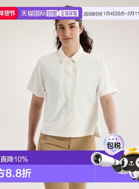 Arc'teryx始祖鸟Sima Shirt女款防晒透气户外短袖衬衫