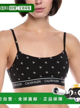 自营Calvin Klein Lightly Lined Bralette - black 美国奥莱直发