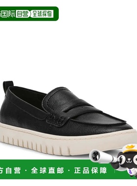 自营Anne Klein Kalypso Flat Women's Black Moc Toe Penny Loaf
