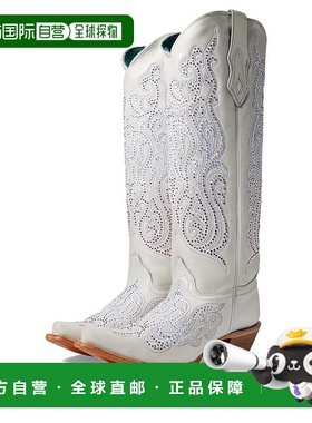 1h可退 【美国直邮】Corral C4099 女士时装靴 高挑尖头真皮靴子