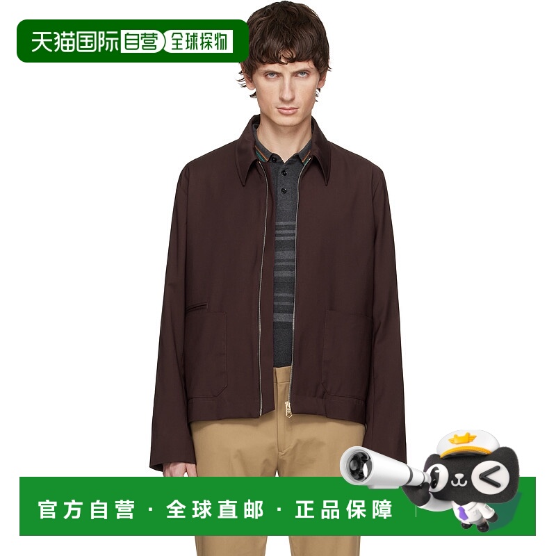 1h可退 香港直邮潮奢 Paul Smith 保罗 史密斯 男士 酒红色 Storm