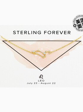 sterling foreverDelicate Constellation Necklace - gold-leo