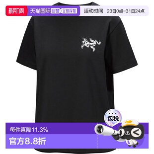 美国直邮始祖鸟 Kragg Cotton Bird 女士重磅棉质攀岩短袖T恤