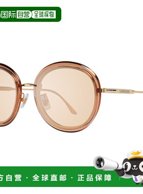 自营Longines Metal Women's Sunglasses - brown 美国奥莱直发