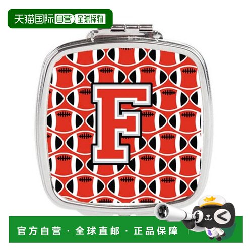 自营Carolines Treasures CJ1067-FSCM 字母 F 足球猩红色和正品