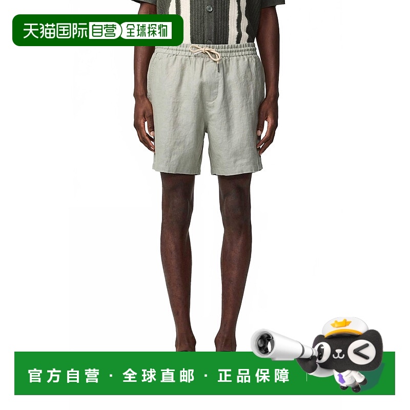 自营nn07Gregor亚麻短裤鼠尾草绿-鼠尾草绿 美国奥莱直发