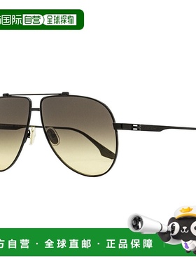 自营Victoria Beckham Women's B-Monogram Pilot Sunglasses VB2