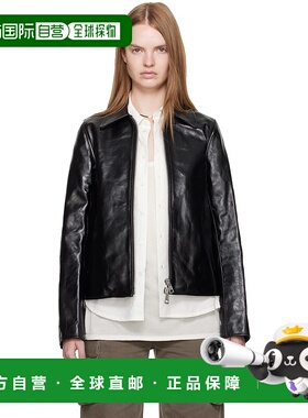 1h可退 香港直邮潮奢 Our Legacy 女士 黑色 Mini 皮革夹克 W4239