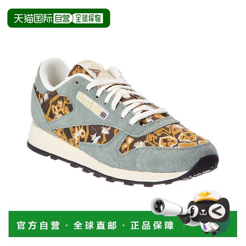 美国直邮自营Reebok经典皮革1983复古运动鞋-灰色 美国锐步奥莱