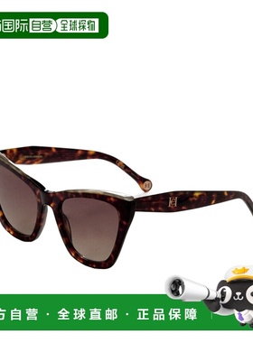 自营Carolina Herrera Women's 55 mm Brown Sunglasses - havana