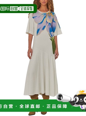 自营Farm Rio Maxi Dress - white 美国奥莱直发