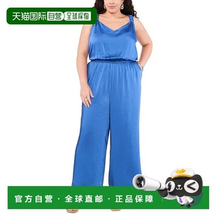 Women Wide Camuto Waist Jumpsuit Cinched 自营Vince Blue