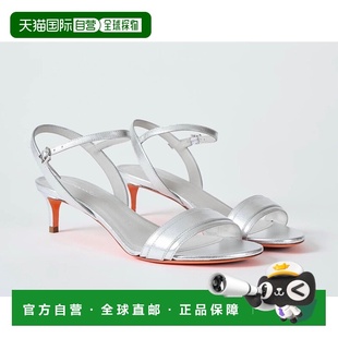 Ankle Strap Sandals 自营santoniWomen Silver Sirolo 美国