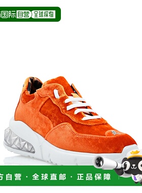 philipp plein天鹅绒跑鞋 - 橙色 【美国奥莱】直发厚底老爹鞋