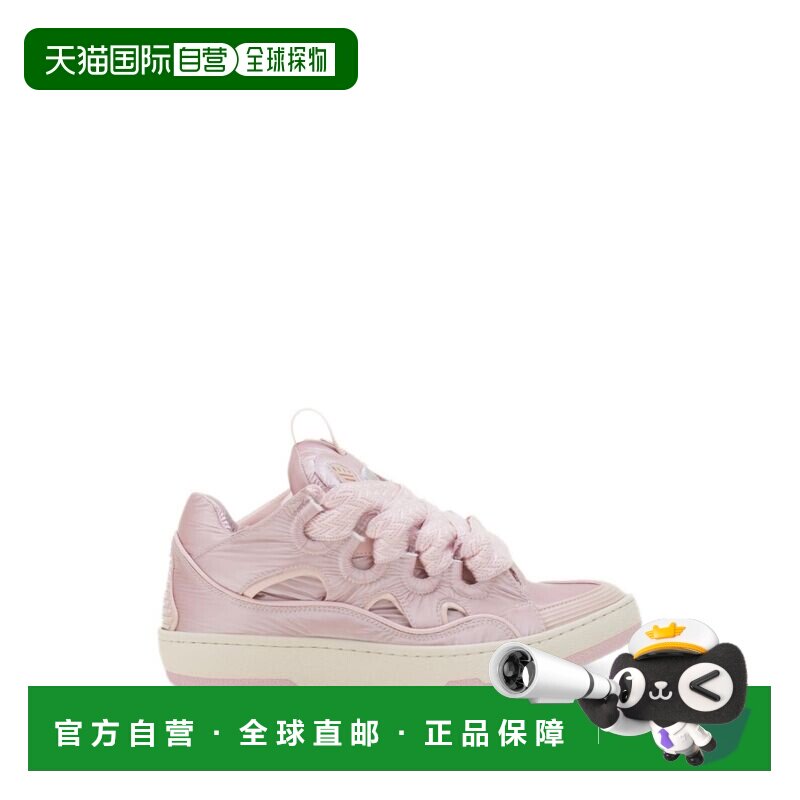 自营lanvin粉色大蕾丝当代运动鞋-粉色 美国奥莱直发