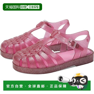 自营 mini melissa迷你Melissa Possession闪亮凉鞋儿童美国2亮粉