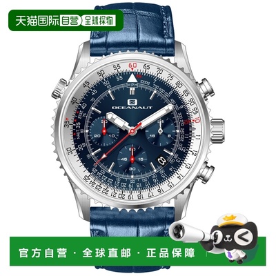 自营Oceanaut Men's Flight Blue Dial Watch - blue 美国奥莱直