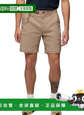自营prAna Stretch Zion Cargo Shorts Mens Sandbar Flat Front