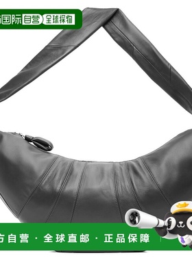 1h可退 香港直邮潮奢 Lemaire 女士 灰色大号 Croissant 单肩包 B