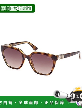 自营Guess Resin Women's Sunglasses - brown 美国奥莱直发