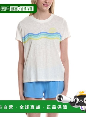 自营PJ Salvage 2pc Aloha Summer Pajama Set - white 美国奥莱