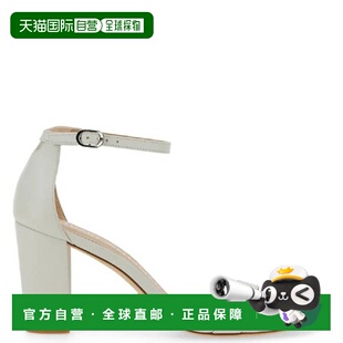 自营Stuart Weitzman Nearlynude Leather Sandals - white 美国