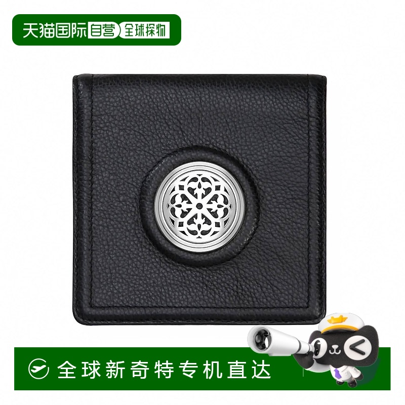 自营 brighton男式Ritorno Folio钱包-中号黑色-黑色 【美国奥莱