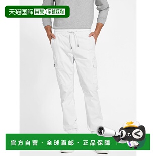 自营 guessJenner Cargo Joggers - 纯白色 美国奥莱直发休闲裤