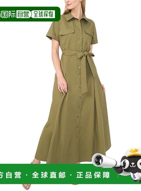 自营 Ted Baker衬衫裙-绿色连衣裙 美国直发奥莱