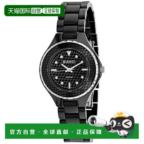 自营Roberto Bianci Women's Black dial Watch - black 美国奥莱