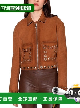 自营Walter Baker Jolene Suede Jacket - brown 美国奥莱直发