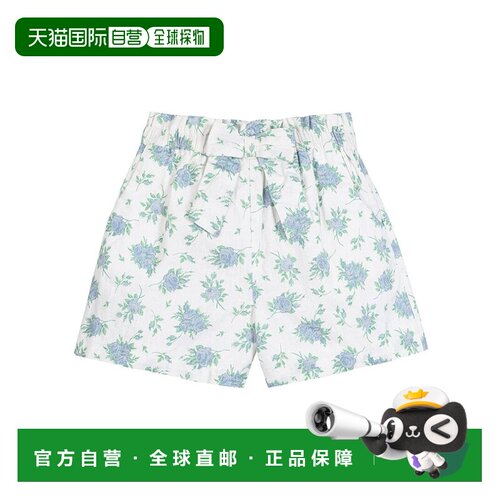 自营Hope & Henry Cinch Waist Linen-Blend Short - multi 美国