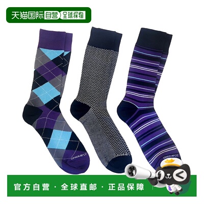 自营unsimply stitched一套三件套的非缝合袜子-多色 美国奥莱直