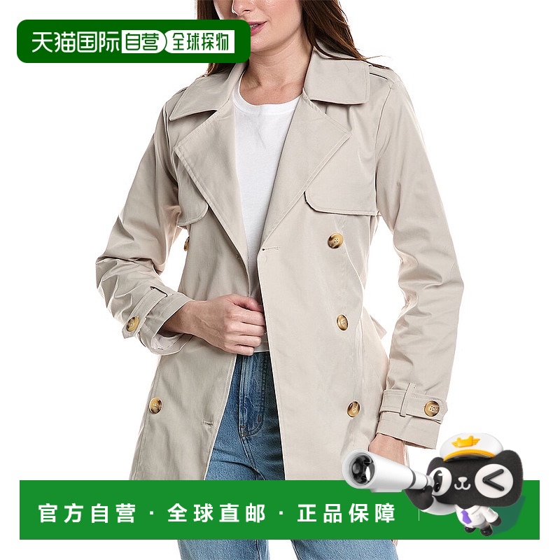 自营 NOIZE Amira棕色风衣 美国奥莱直发长袖