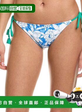自营Johnny Was String Bikini Bottom - blue 美国奥莱直发性感