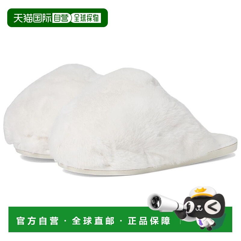 自营Free People Women's Snowball Slippers, Snow Faux Fur - s