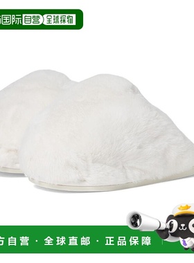 自营Free People Women's Snowball Slippers, Snow Faux Fur - s