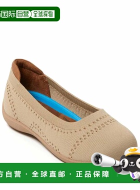 自营Dearfoams Women's Misty Ballet Flat Lightweight Slip Ons