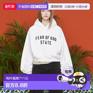 女士 Essentials 白色 Fleece 连帽 1h可退 Raglan 香港直邮潮奢