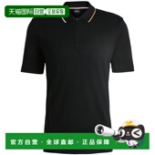 Short Hugo Men Paras Sleeve Boss Polo Zipper 自营 300 Bla