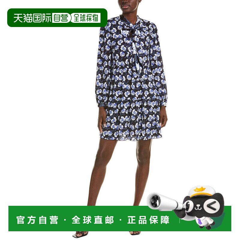 自营Diane von Furstenberg Romi Mini Dress - blue 美国奥莱直图片
