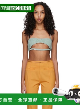 1h可退 香港直邮潮奢 Jacquemus 女士 蓝色 Le Bandeau Beijo 文